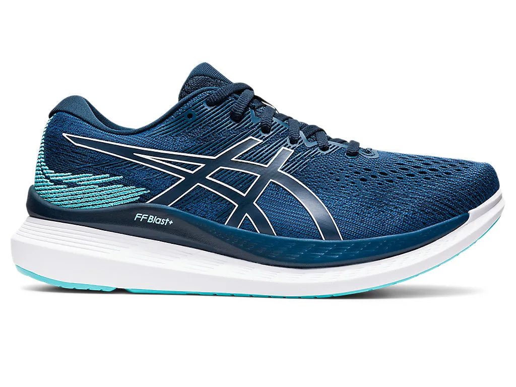 Men's Asics GlideRide 3, Mako Blue/French Blue, 10.5 D Medium