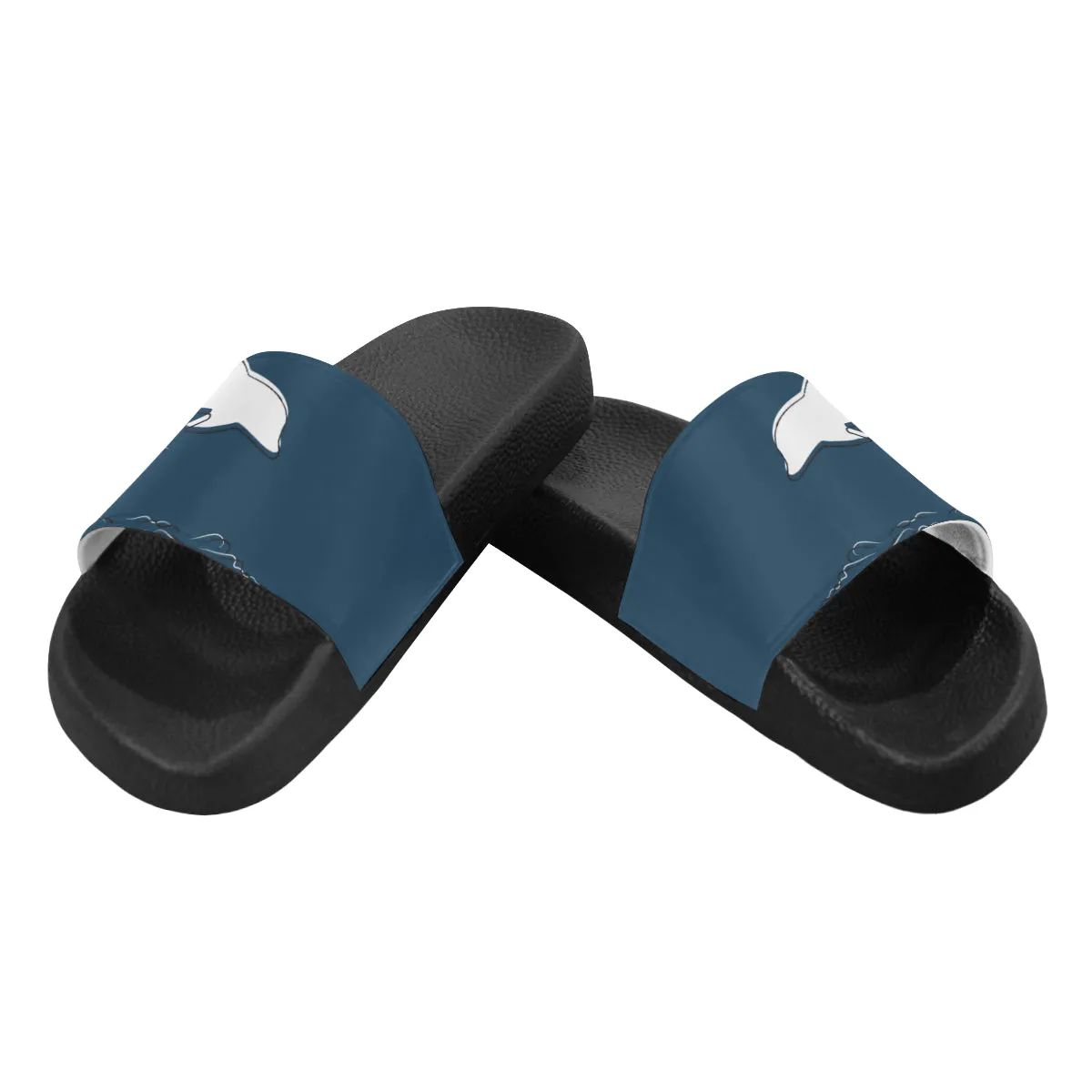 Men's Big Size Casual Dolphin Print Sliders Sandal