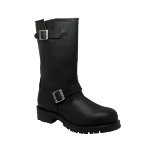 Men's Black Engineer Soft Boots