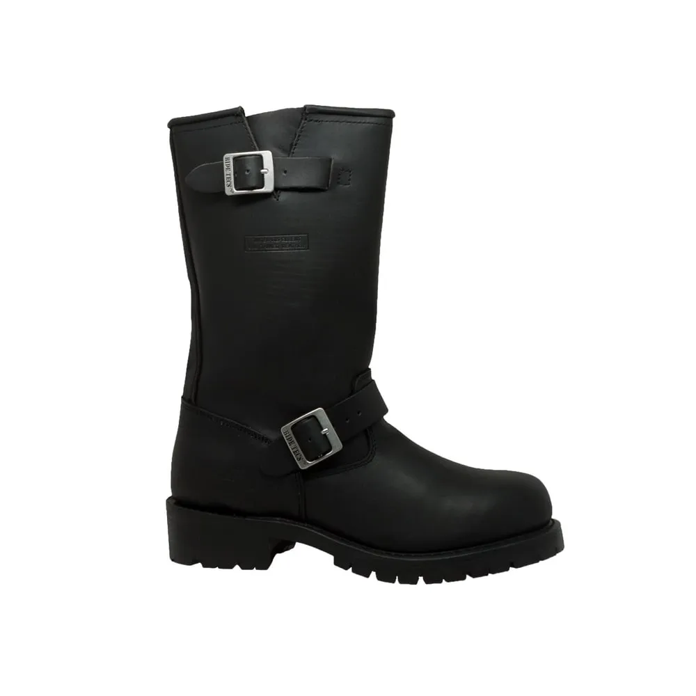 Men's Black Engineer Soft Boots