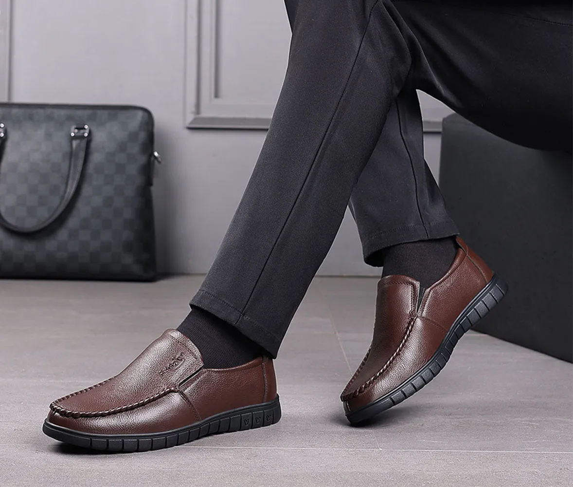 Men's Composite Stitching Driving Loafers