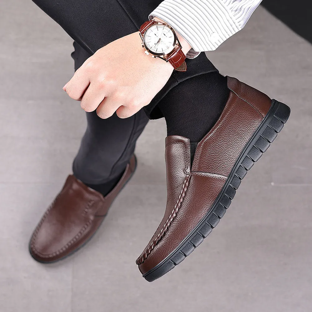 Men's Composite Stitching Driving Loafers