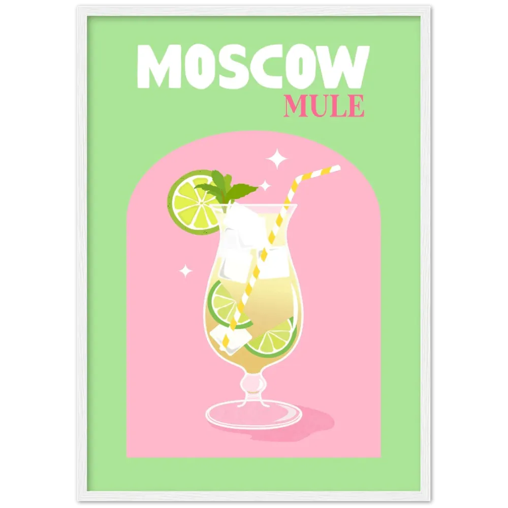 Moscow Mule Retro Wall Art