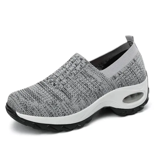 NEW Statilia Slip On Comfortable Women Shoes Sneakers, Grey, Sz 9.5, Retails $60