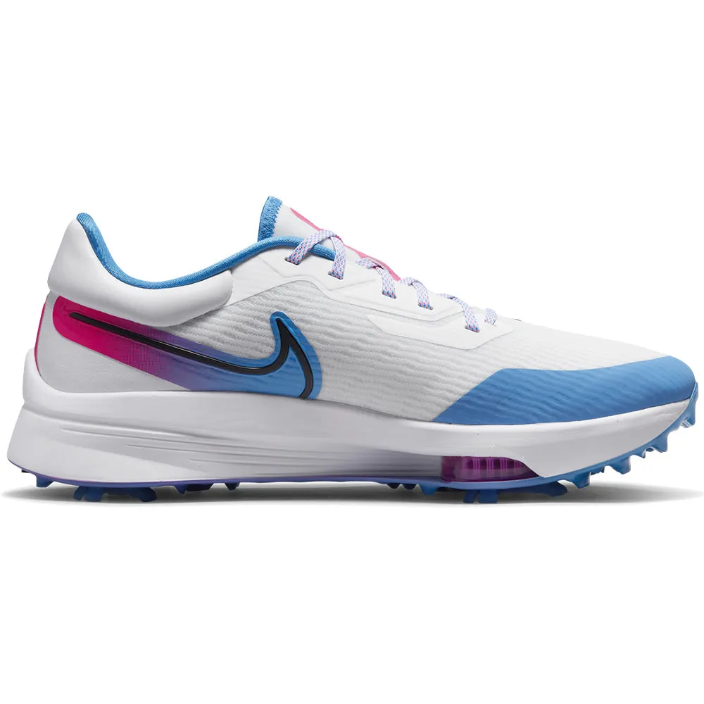 Nike Air Zoom Infinity Tour NXT% Waterproof Spikeless Shoes - White/Aurora Blue/Pink Blast/Black