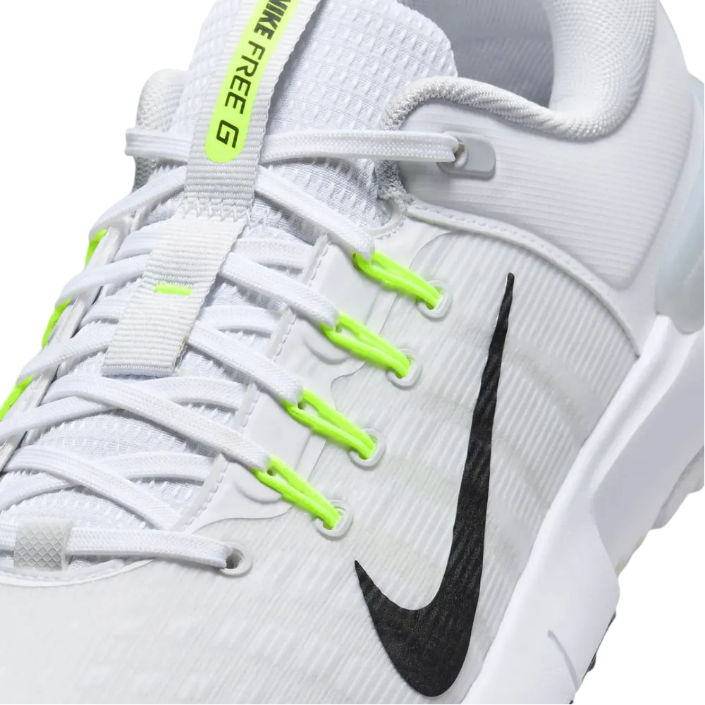 Nike Free Golf NN Spikeless Waterproof Shoes - White/Pure Platinum/Wolf Grey/Black