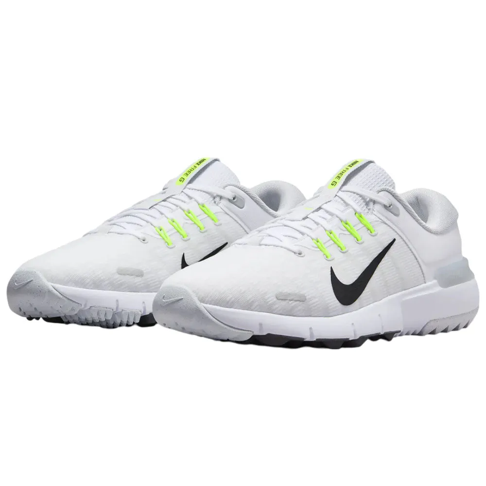 Nike Free Golf NN Spikeless Waterproof Shoes - White/Pure Platinum/Wolf Grey/Black