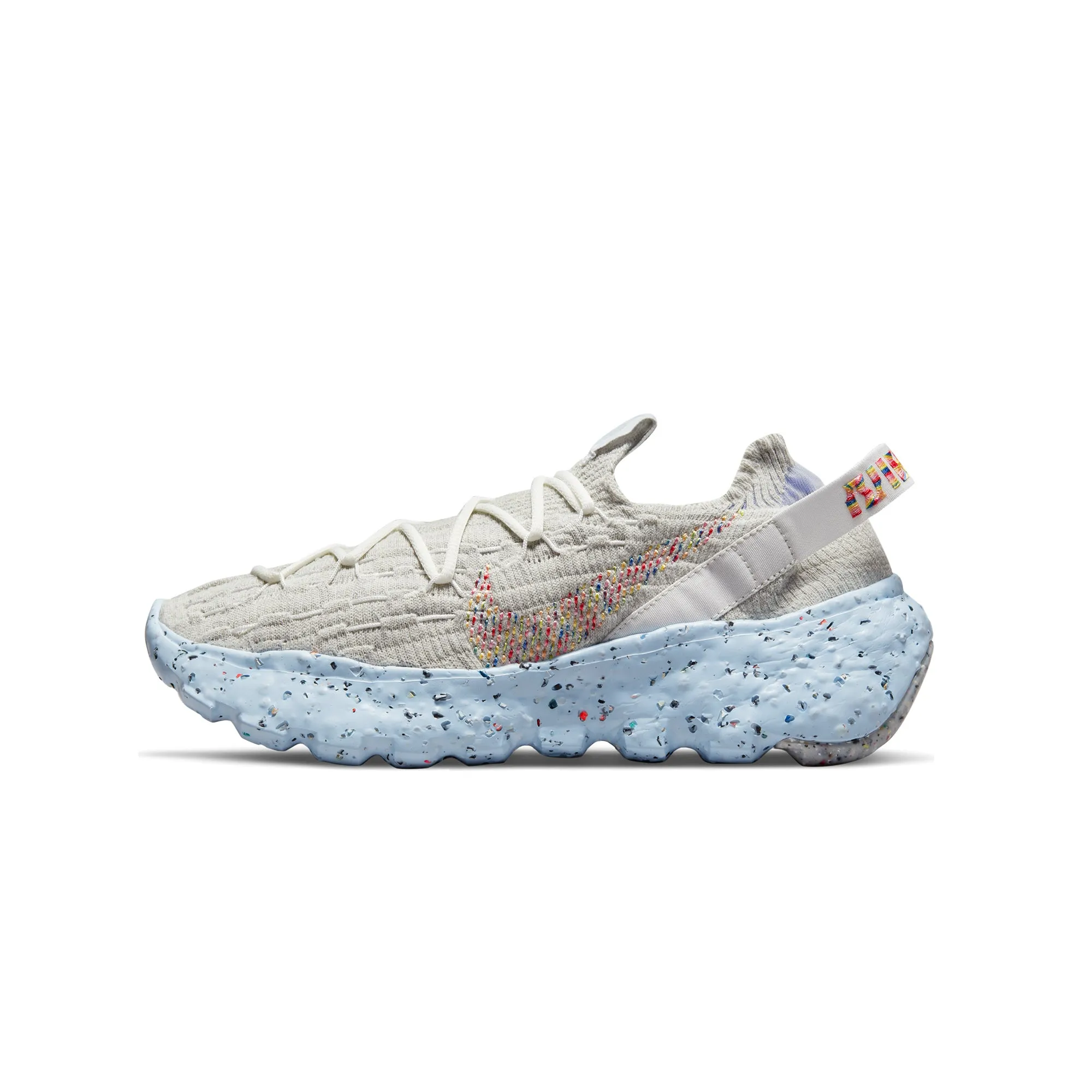 Nike Mens Space Hippie 04 Shoes Summit White/Multi-Color-Photon Dust