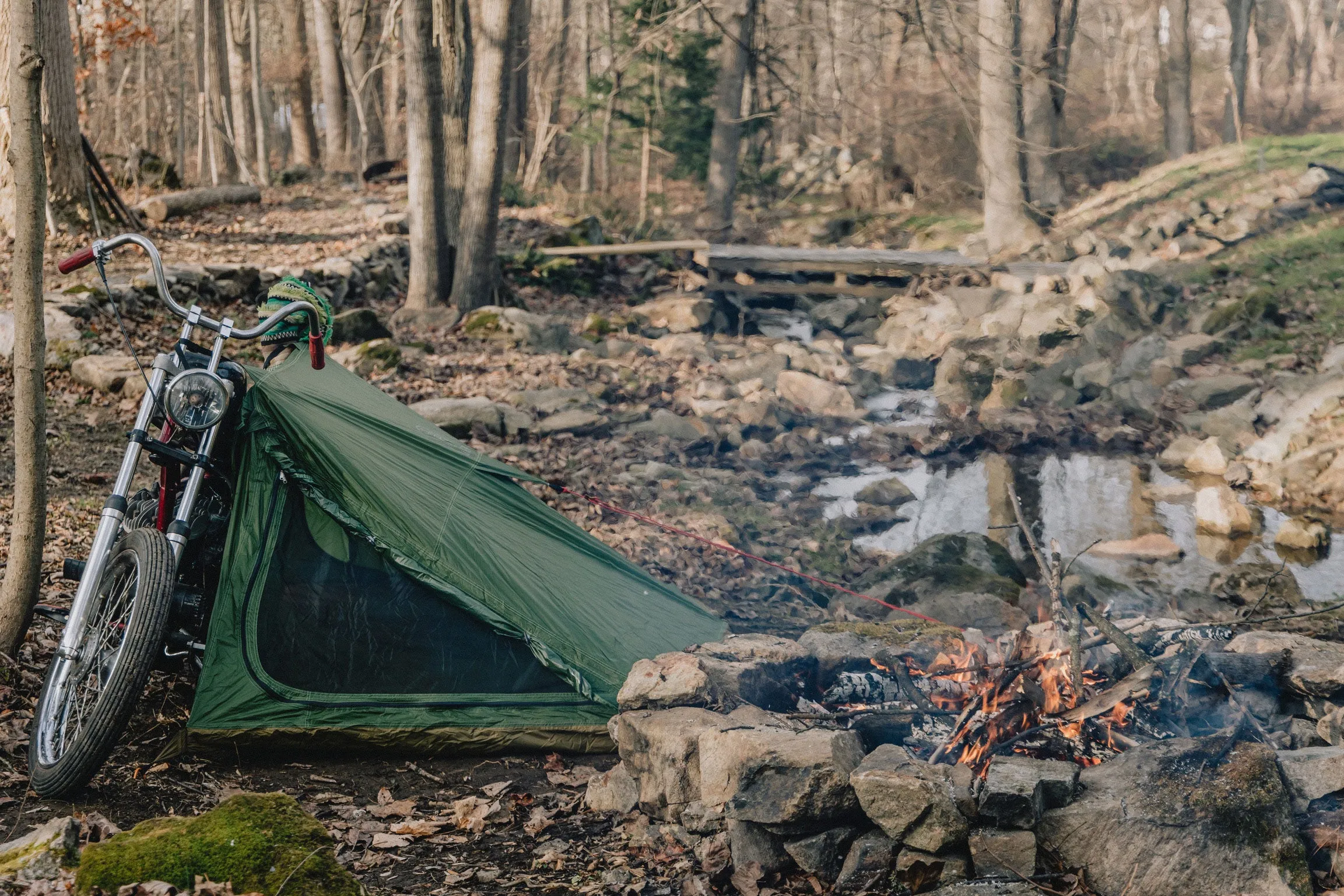 Nomad 4 Motorcycle Tent