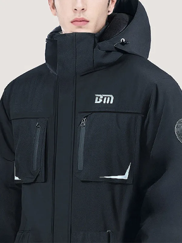 One-piece motorcycle windproof and waterproof suit for winter