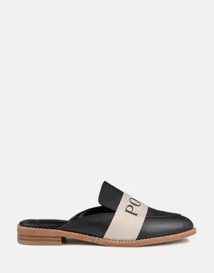 Polo Tape Black Mule