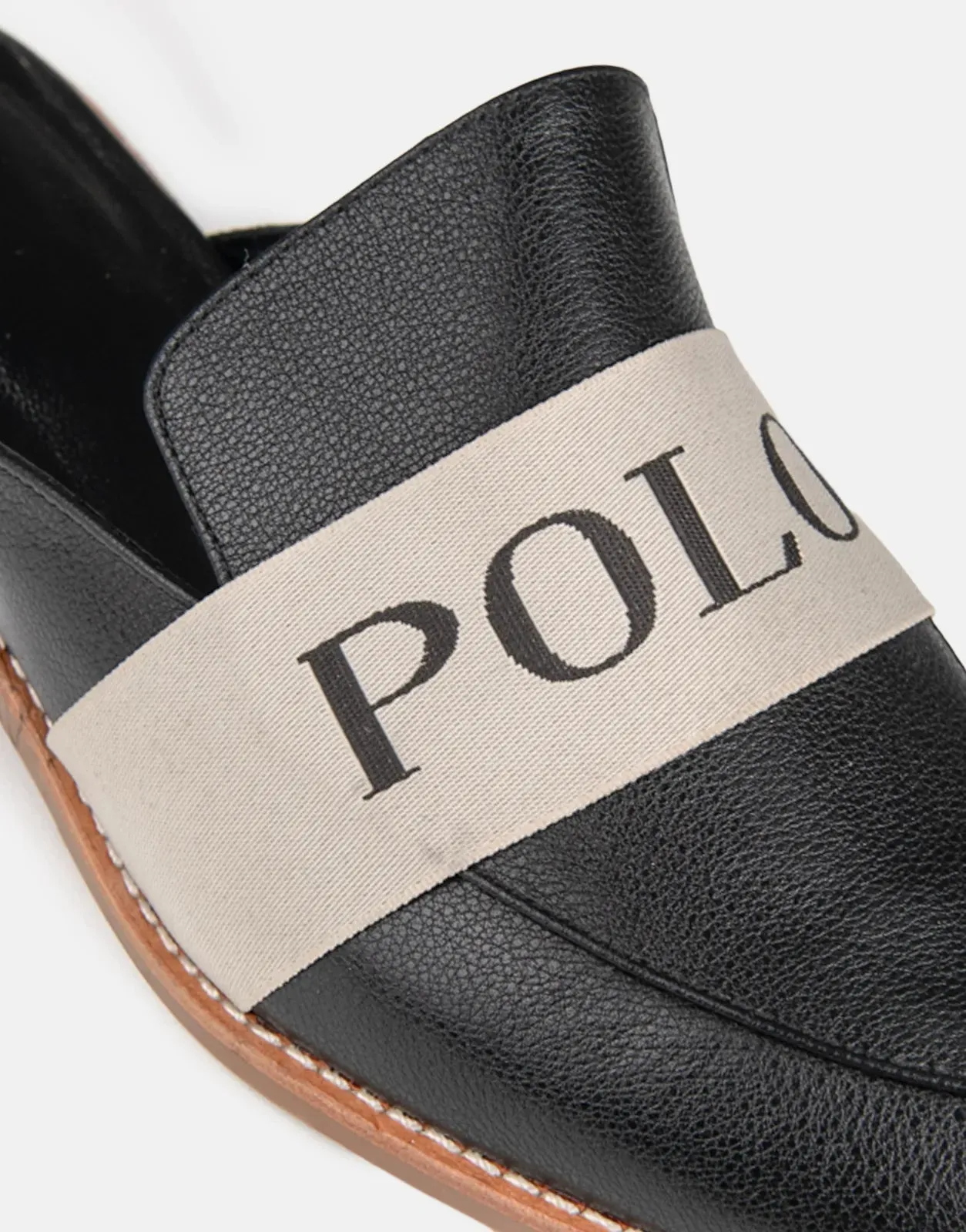 Polo Tape Black Mule