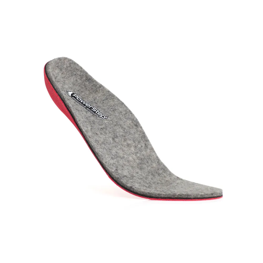 PowerStep Wool Insoles | Arch Support Wool Orthotic, Temperature Control Insoles