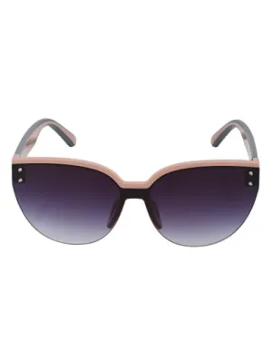 Premium Pink with Grey Toned & UV Protected Lens Cat Eye Sunglass for women