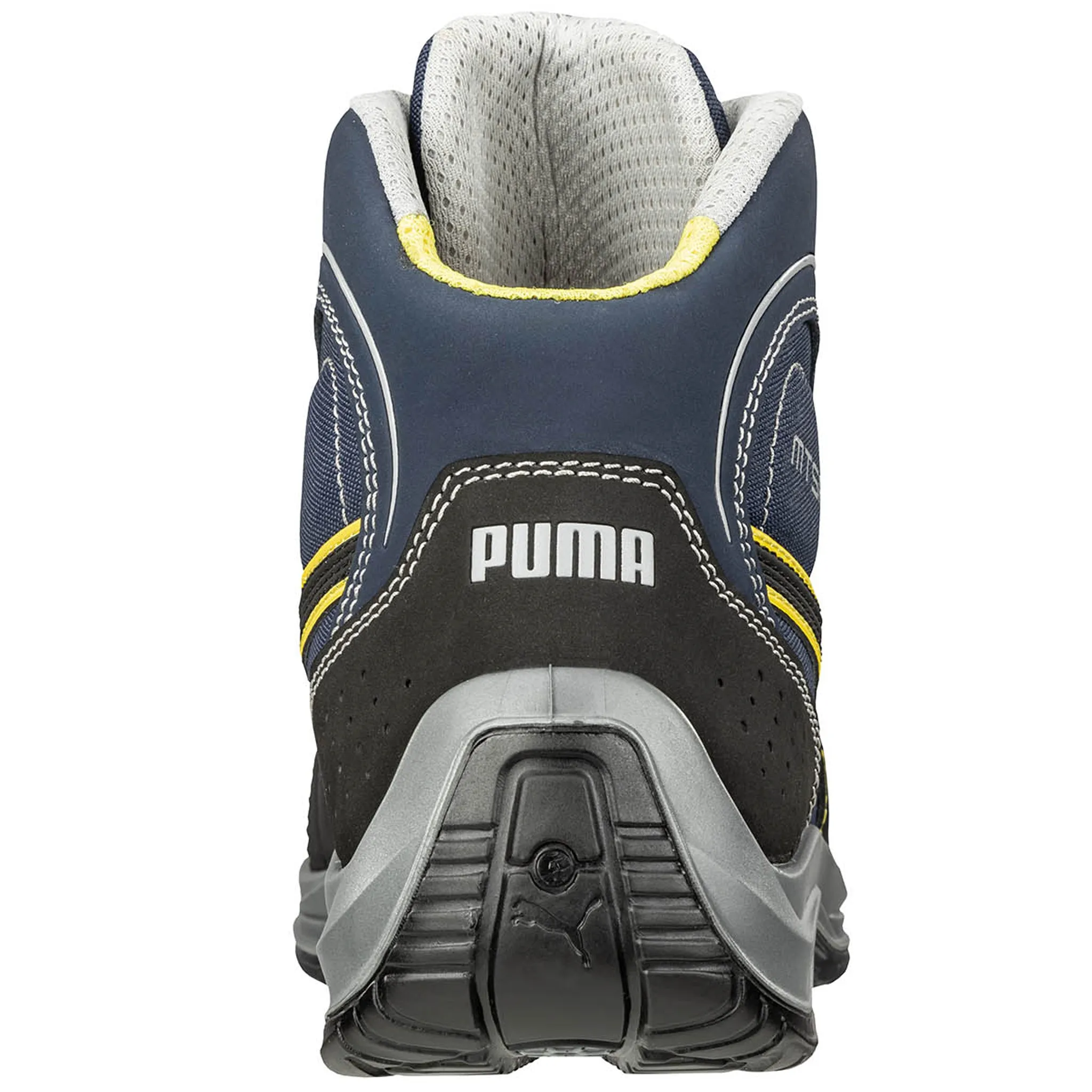 Puma Men's 632635 Touring Blue Mid Composite Safety Toe Metal Free Work Shoes