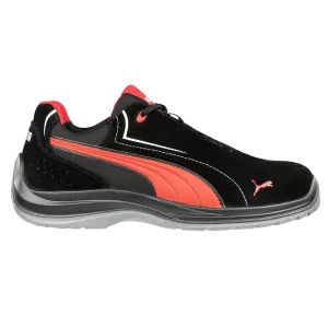 Puma Men's 643445 Touring Black Suede Low Composite Safety Toe Metal Free Work Shoes