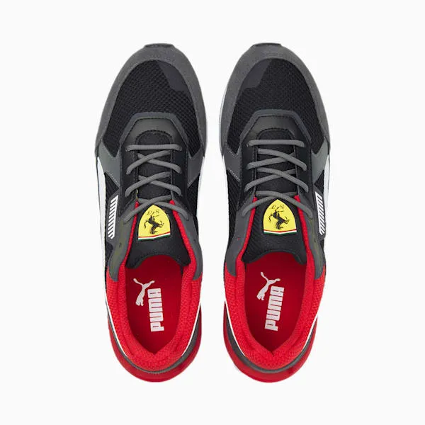 Puma Scuderia Ferrari Low Racer Sneakers - Unisex - Black and White