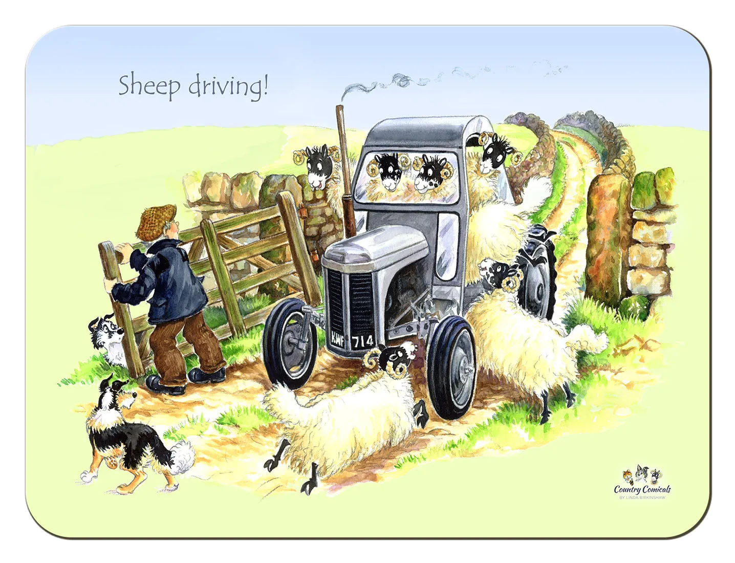 "Sheep Driving" Tablemat