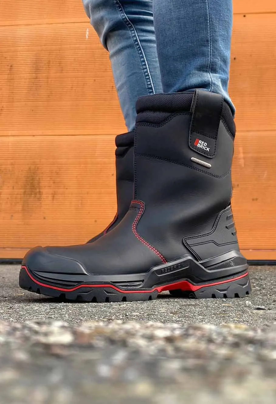 Redbrick&#x20;Safety&#x20;Boots&#x20;Pulse&#x20;Black&#x20;S7S