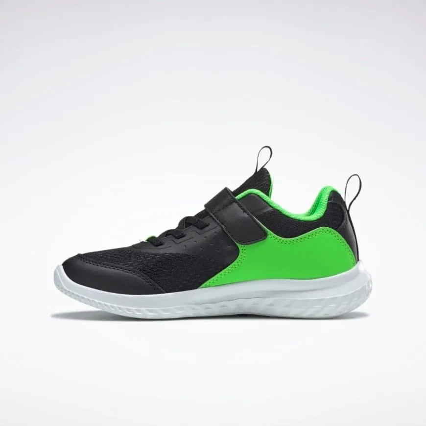 Reebok Rush Runner 4 Ps-Boys Running Shoes Black/Green