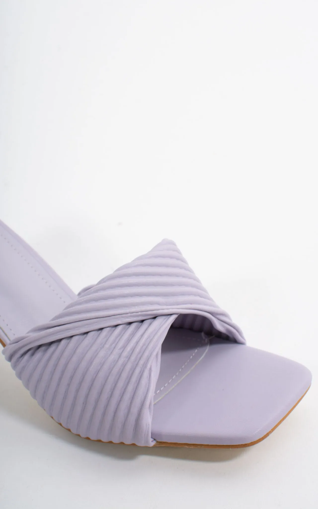 Ribbed Mule| Lilac