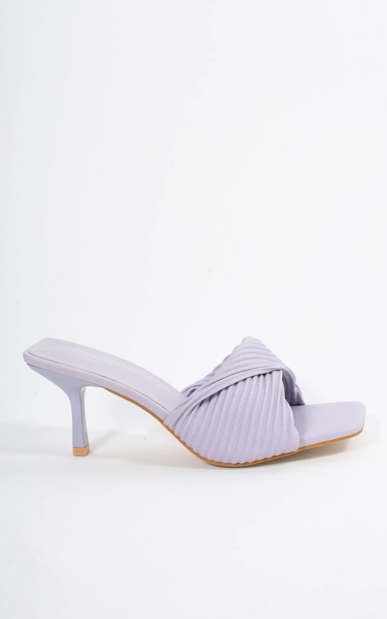 Ribbed Mule| Lilac