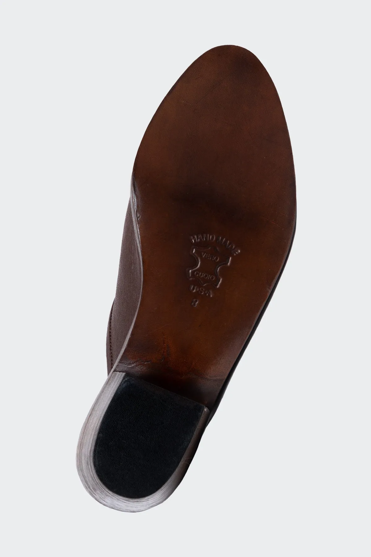 RSHOE02 - Leather Cowboy Mule