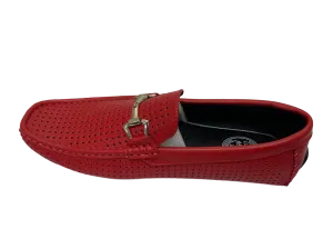 Sagan Red Loafer By Amali