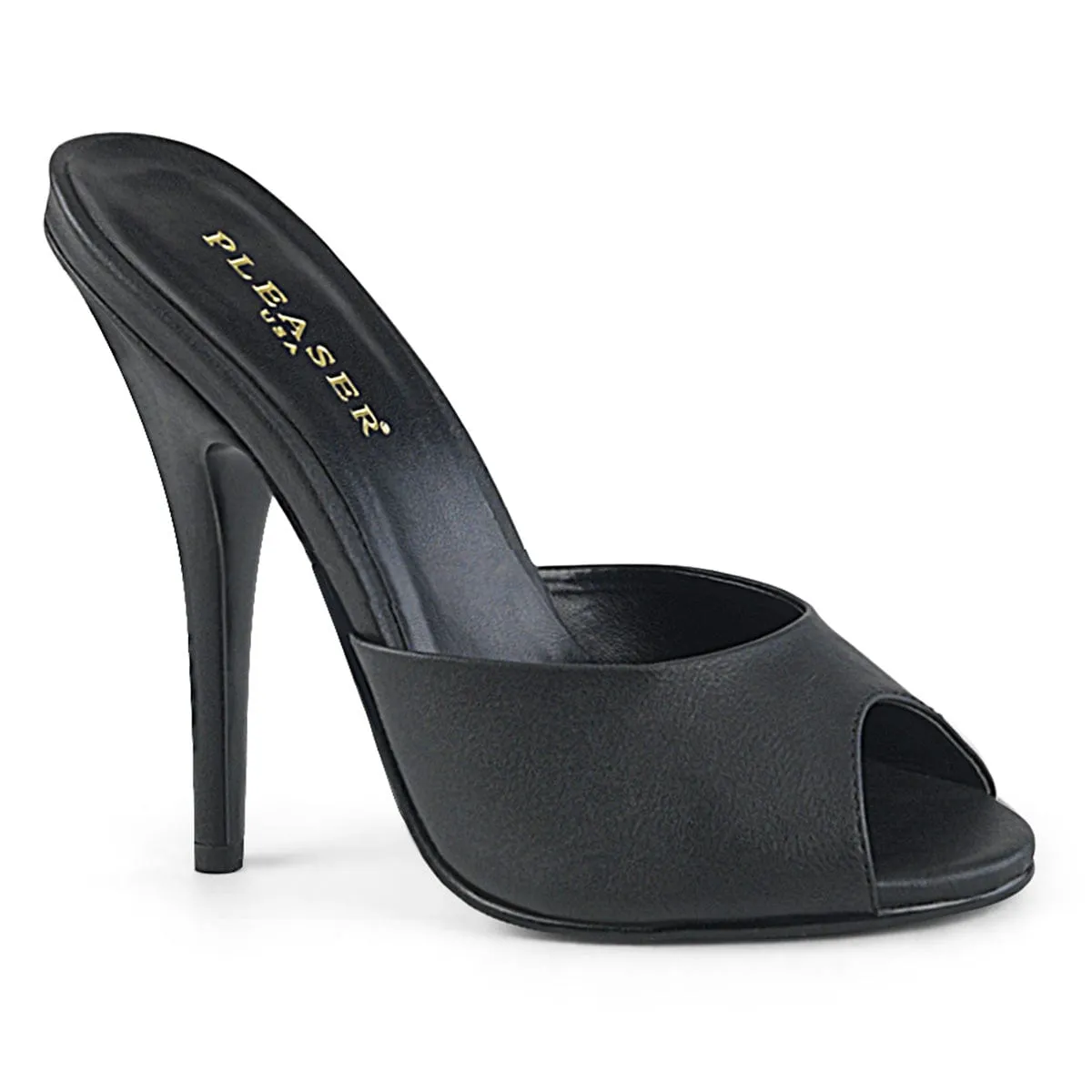 SEDUCE-101 Black Faux Leather