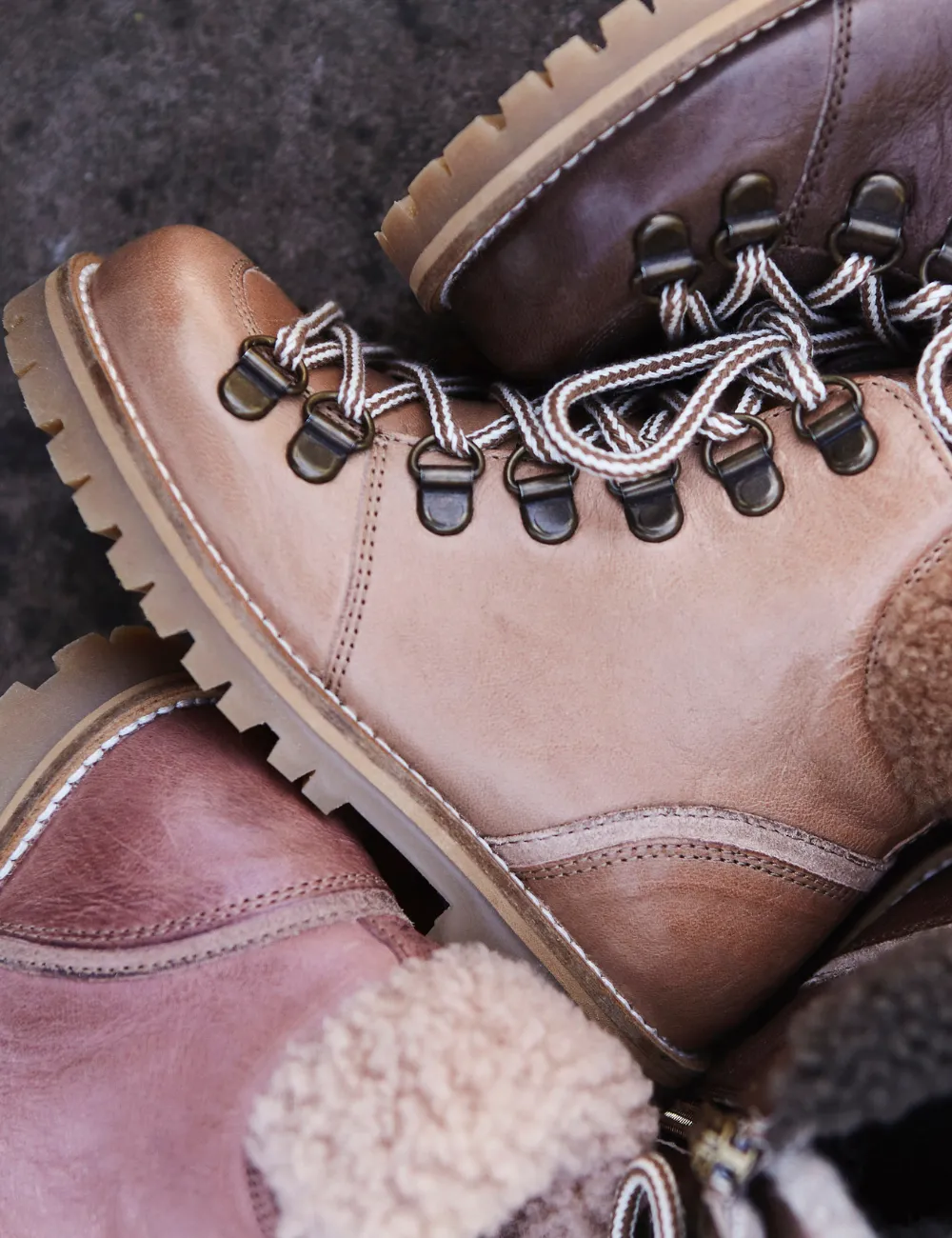 Shearling Winter Boot - Oats