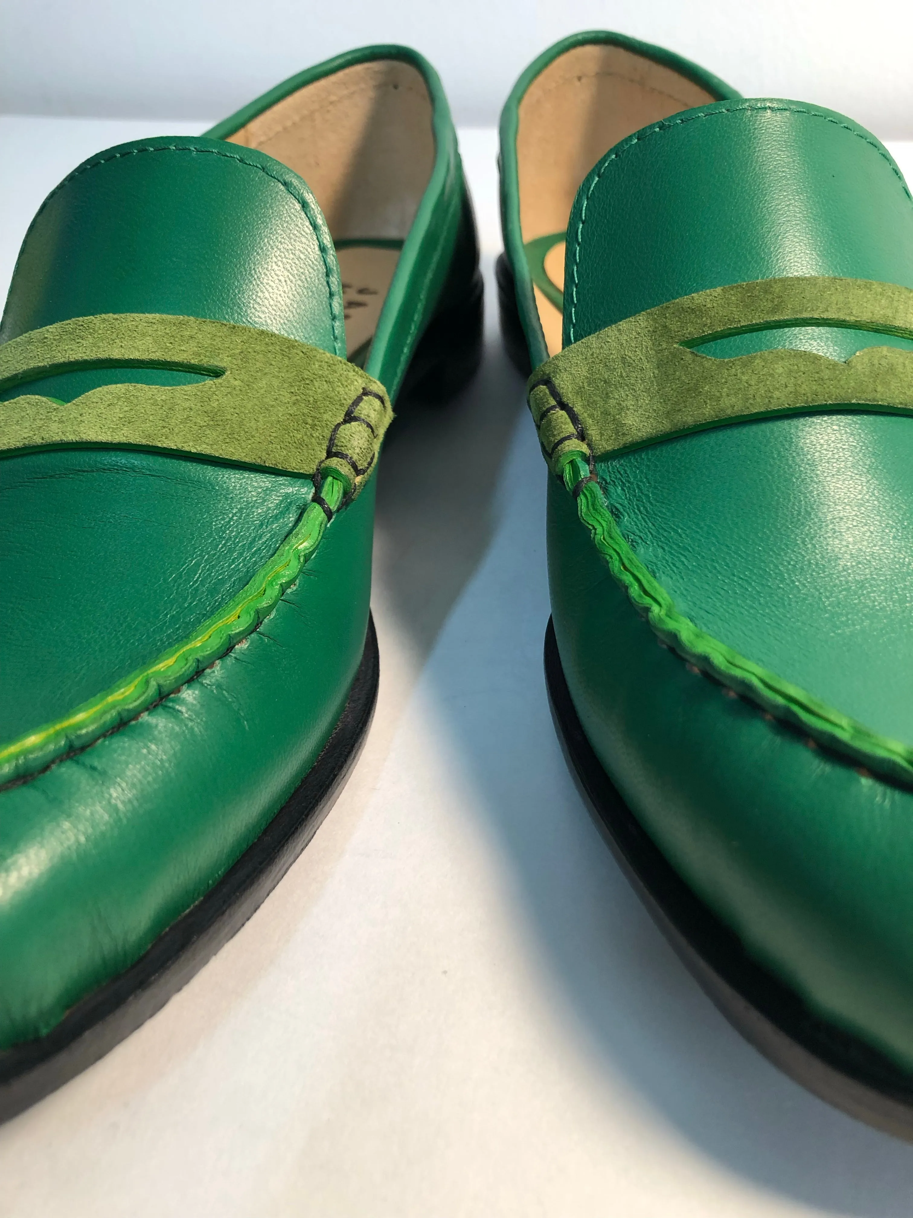 Size 10 - Kelly Green Penny Loafer