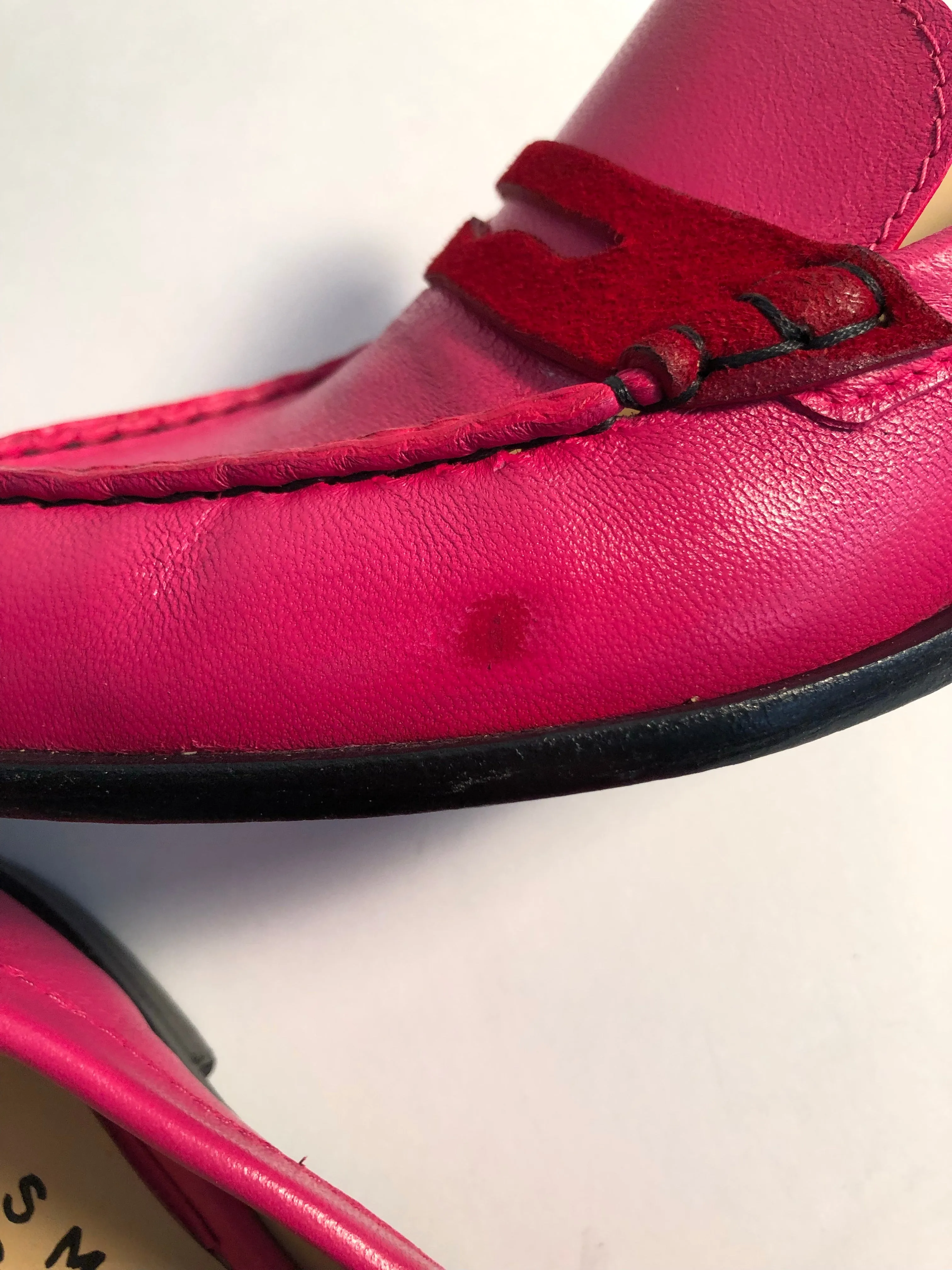 Size 8- Fuchsia Pink Penny Loafer