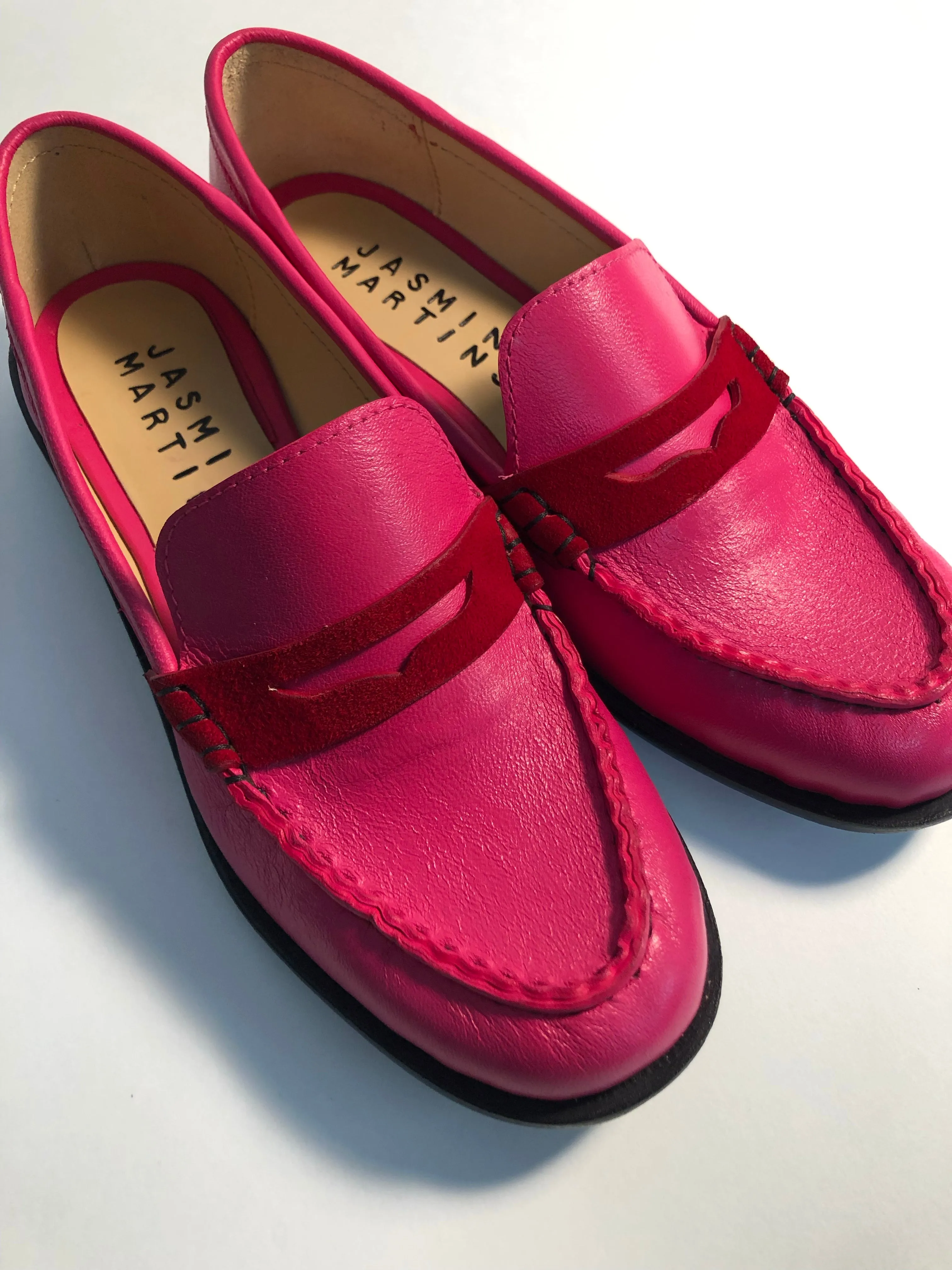 Size 8- Fuchsia Pink Penny Loafer