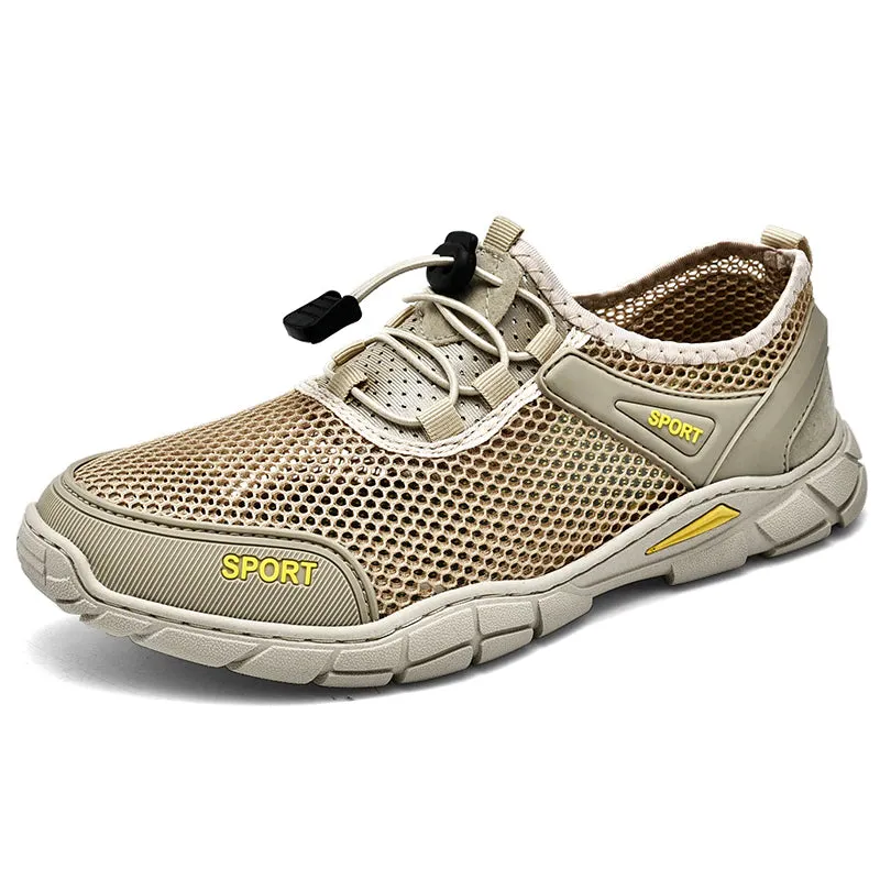 Soft Flat Comfortable Driving Mesh Shoes