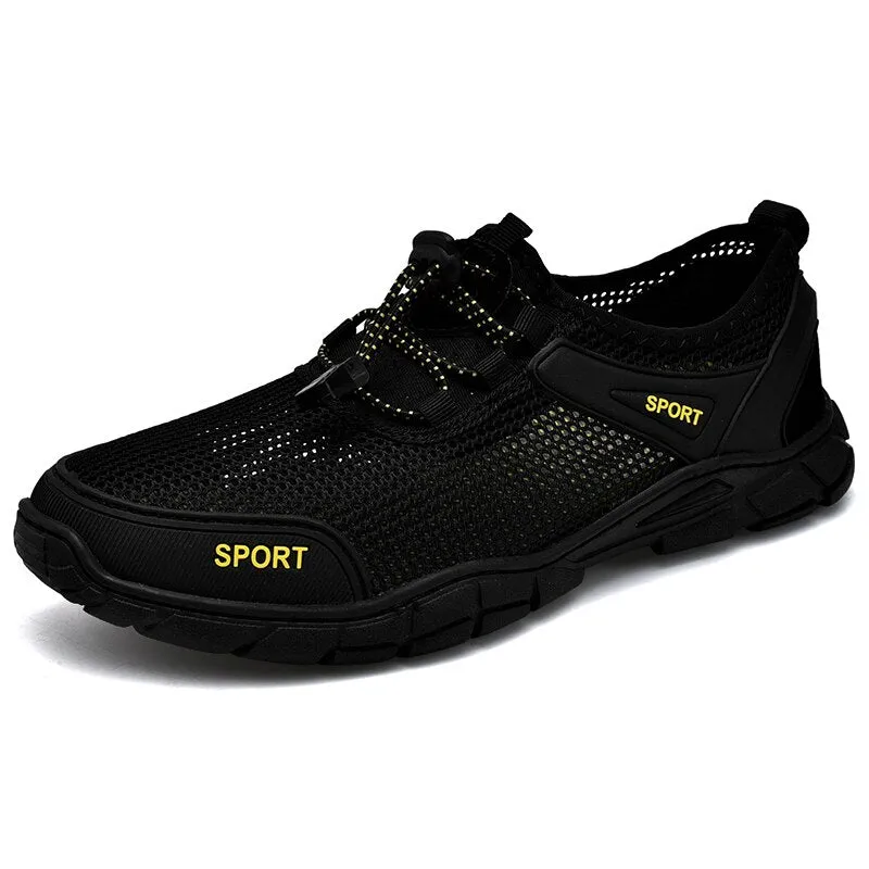 Soft Flat Comfortable Driving Mesh Shoes