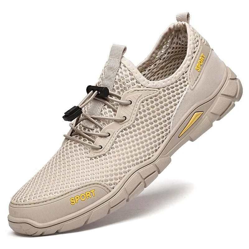 Soft Flat Comfortable Driving Mesh Shoes