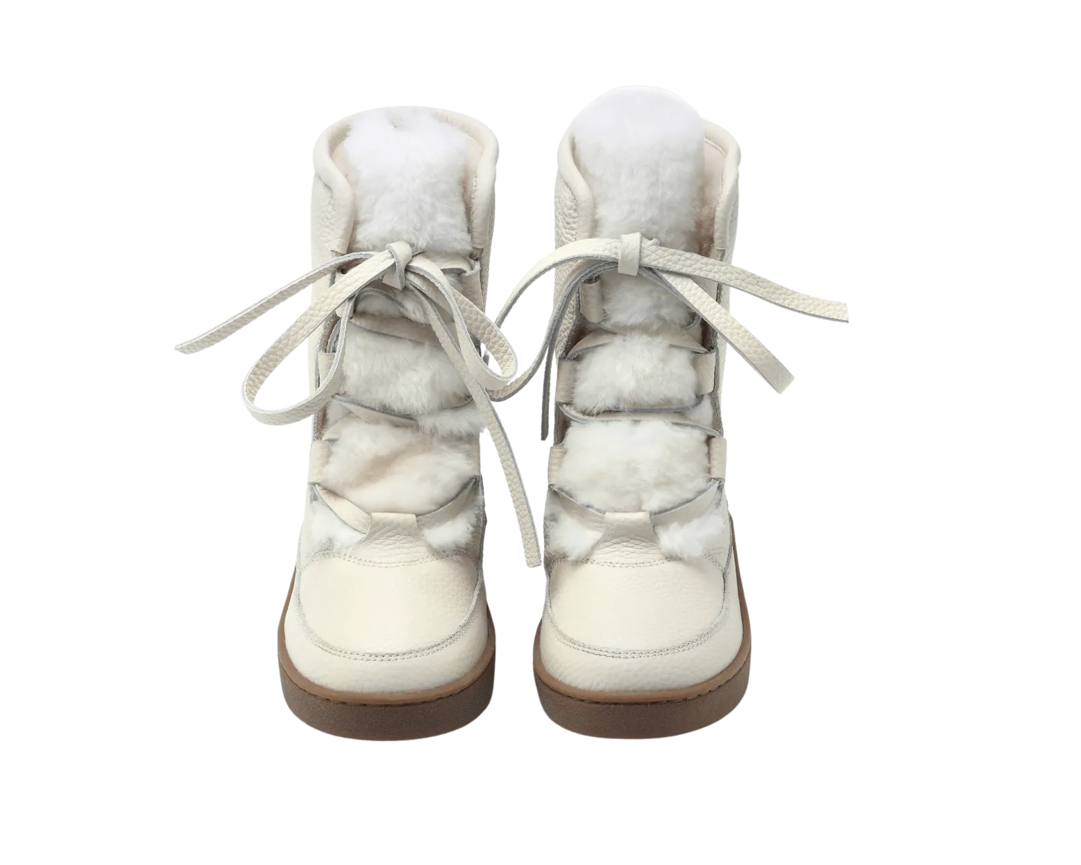 Sonny Boots | Off White Leather