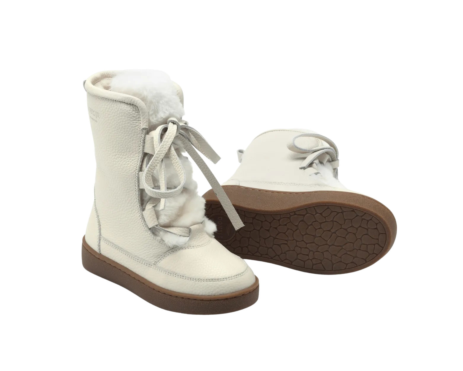 Sonny Boots | Off White Leather