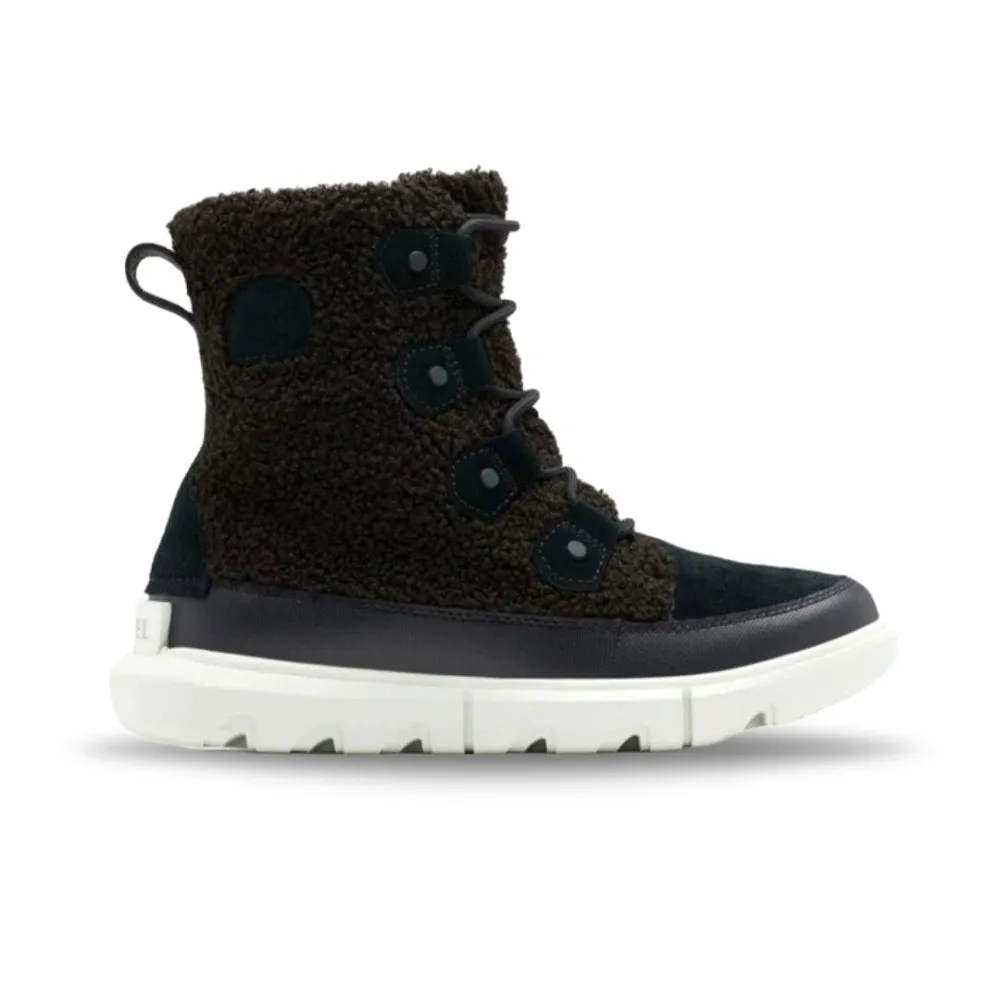 Sorel Women's Explorer II Joan Cozy - Black/Tea Light