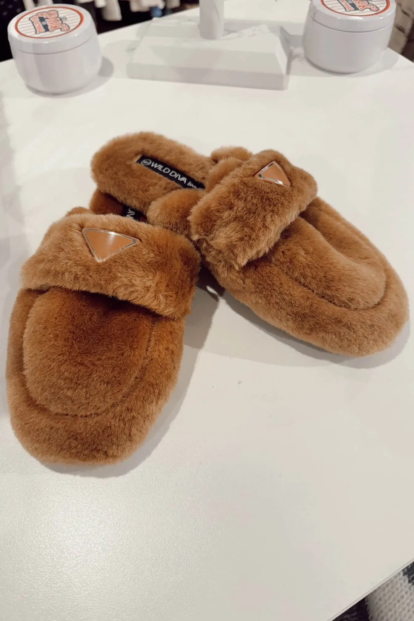 Soul Mate Faux Fur Slip On Mule