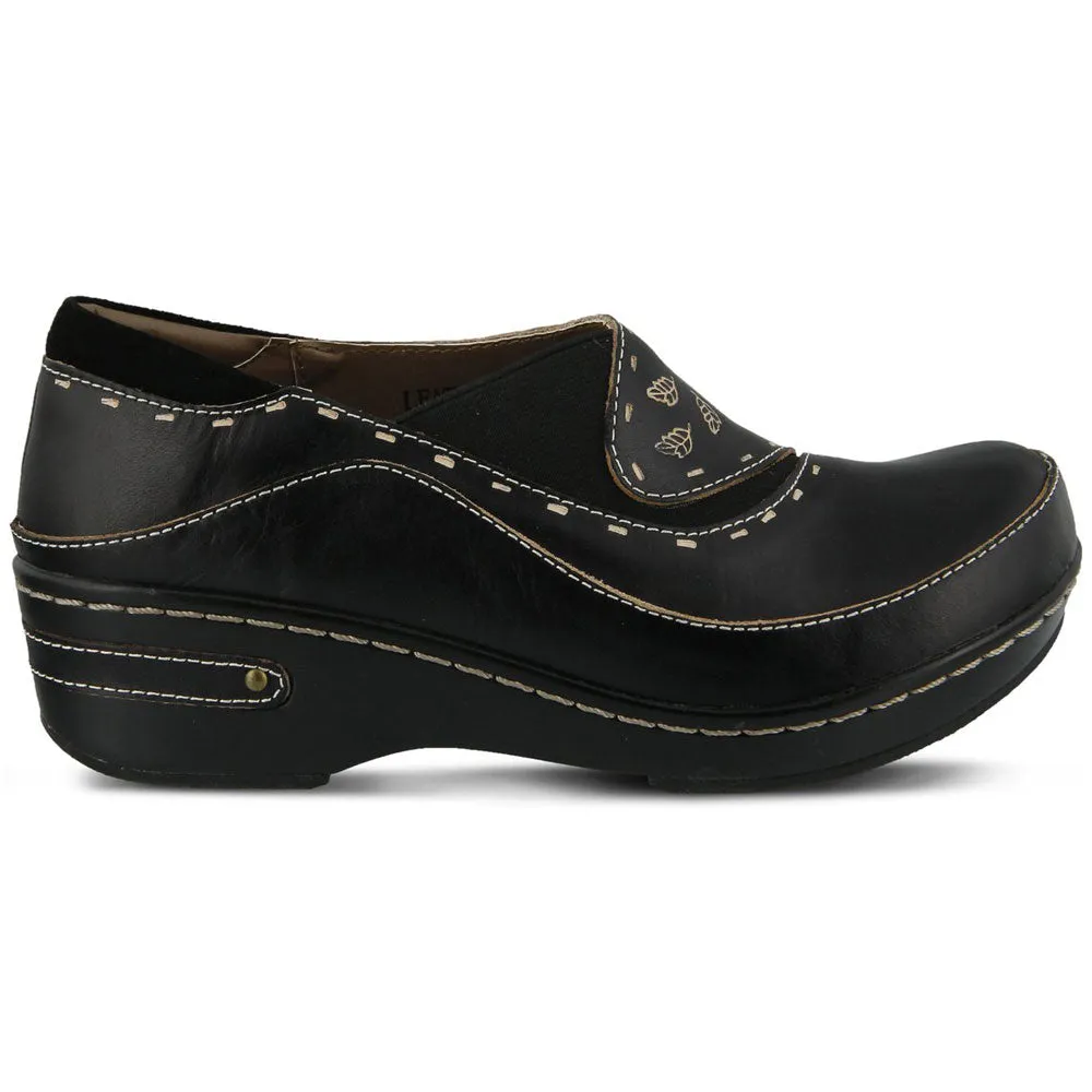 Spring Step Burbank Black Leather (Women's)