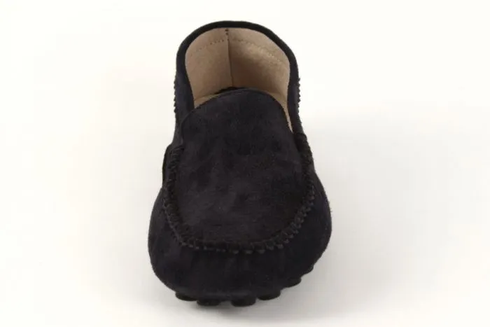 Stella Driving Moccasin | Navy Suede