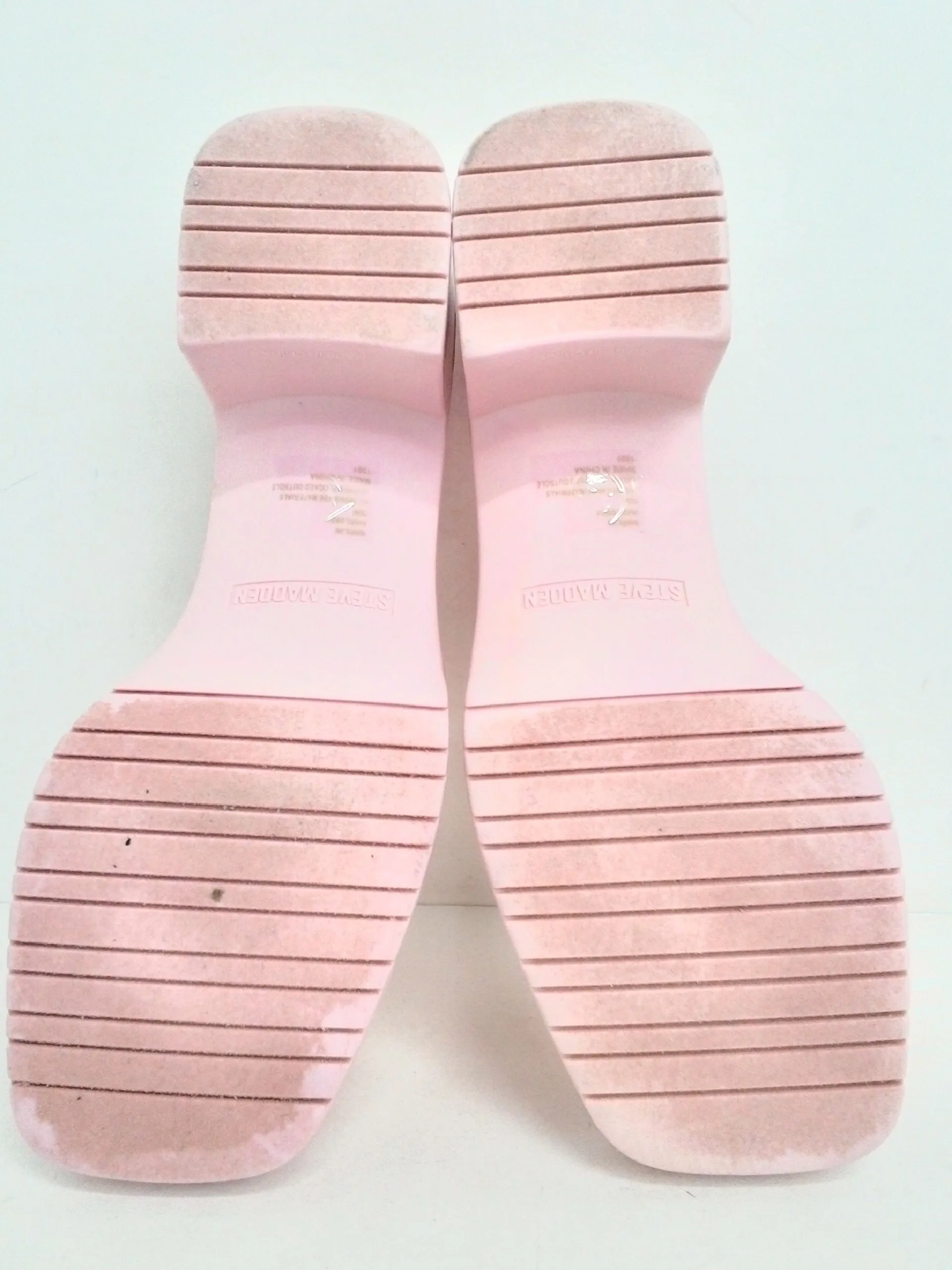 Steve Madden Women's Harlin Soft Pink Mule Sandals Size 10 M