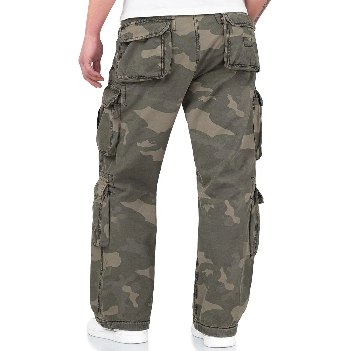 Surplus Airborne Vintage Trousers Black Camo