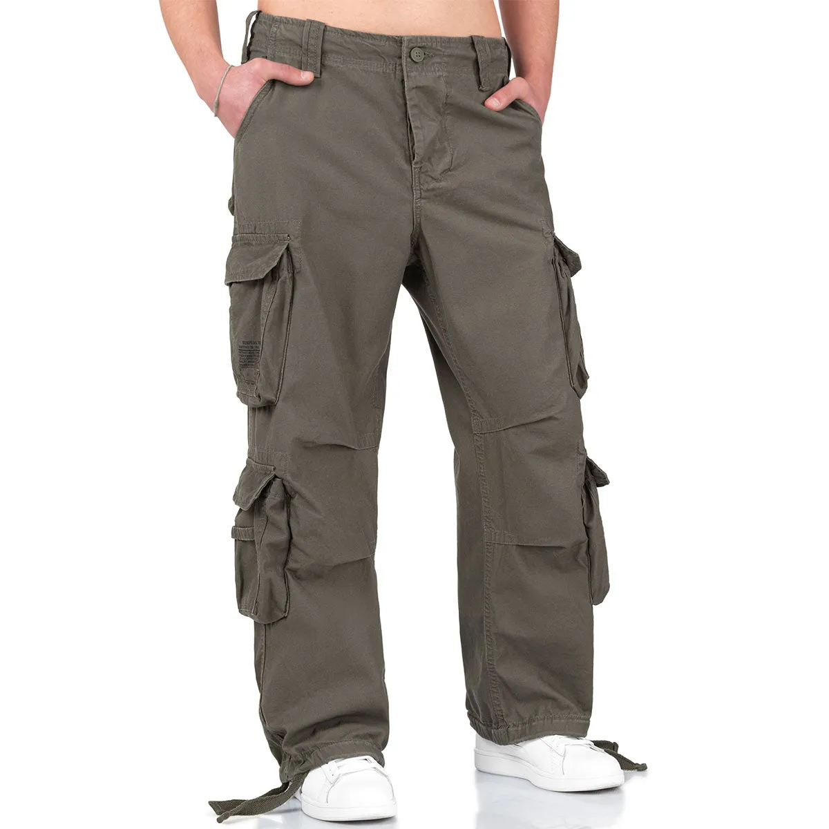 Surplus Airborne Vintage Trousers Olive Green