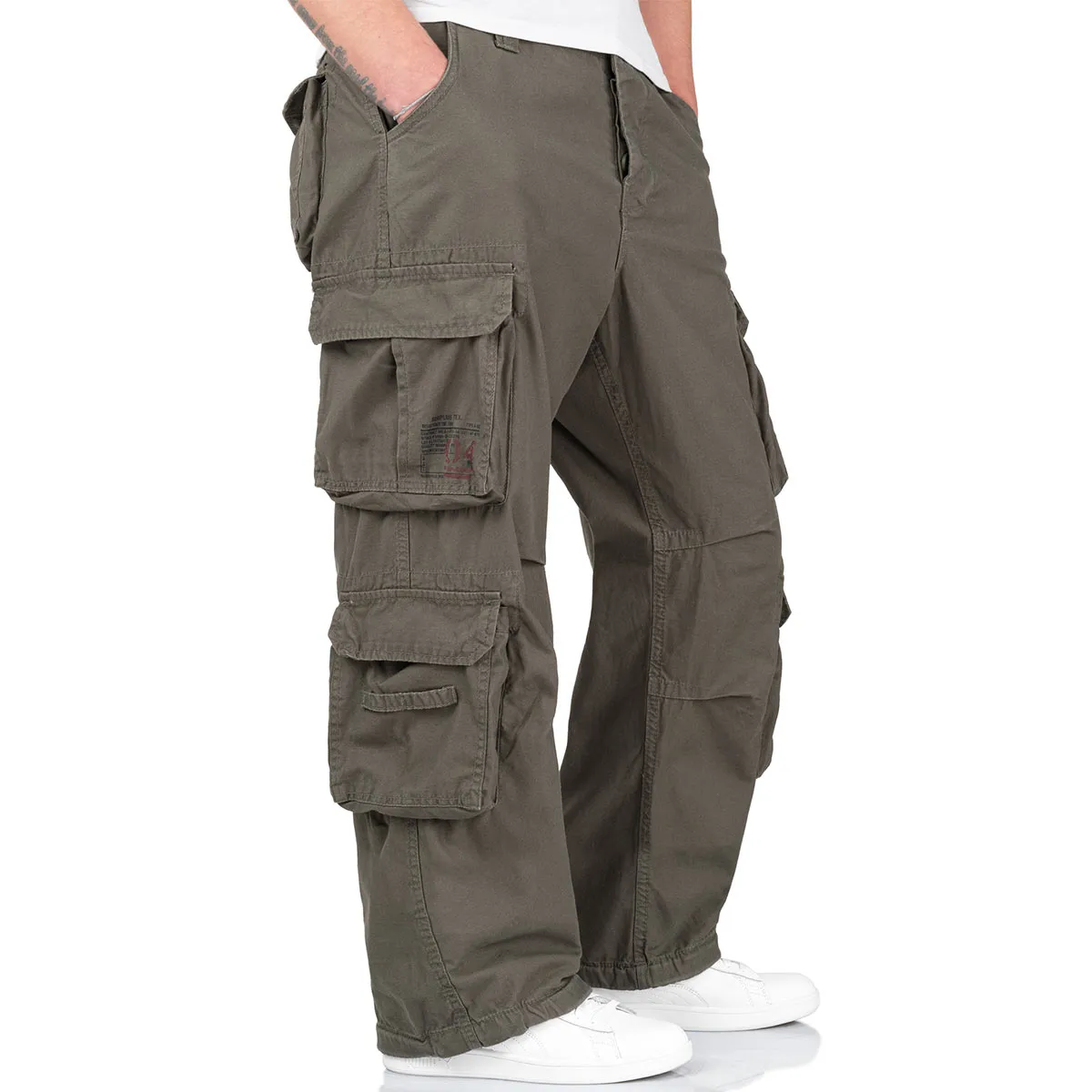 Surplus Airborne Vintage Trousers Olive Green