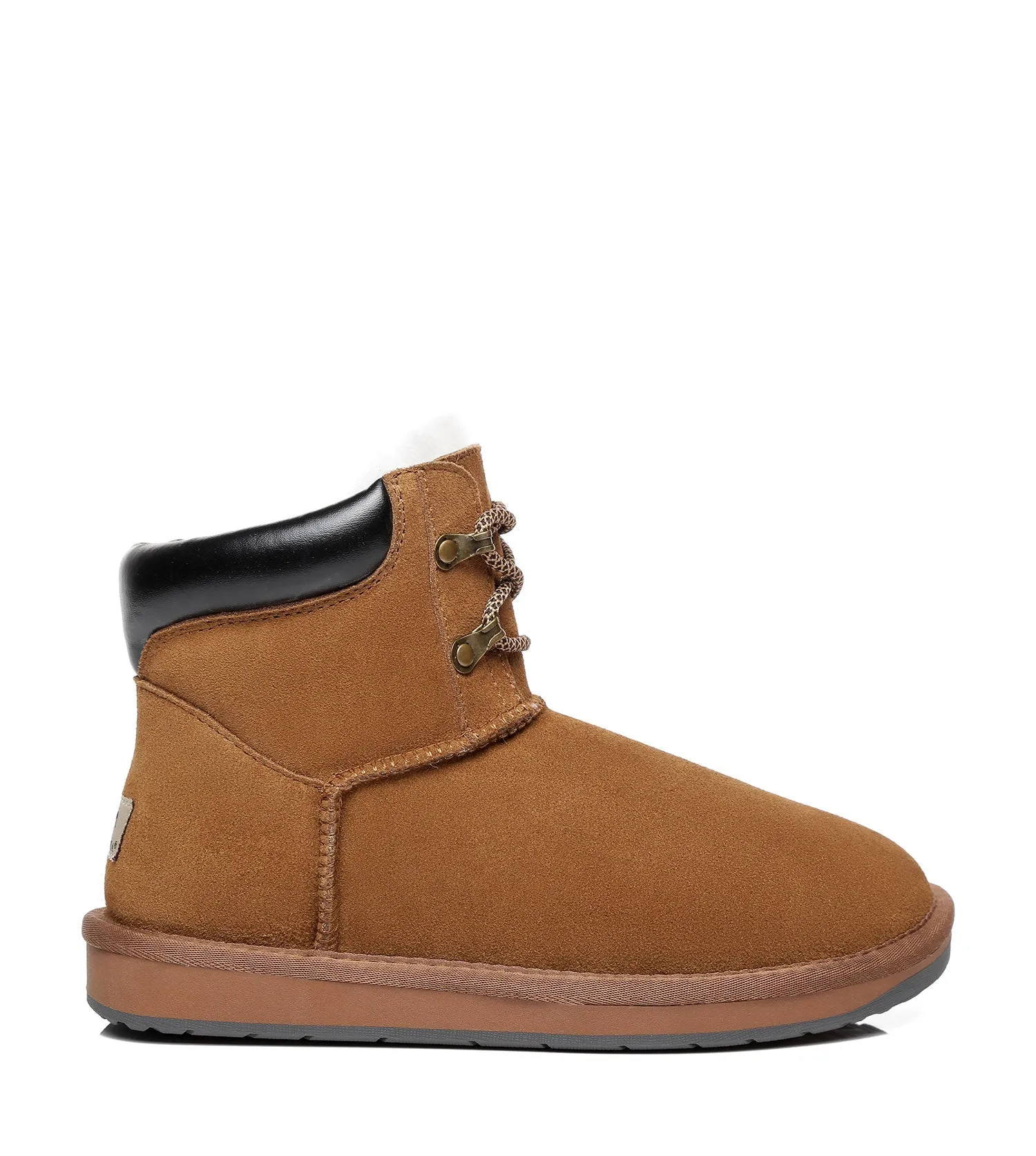 TARRAMARRA Shearling Style Boots Dara Cow Suede Sheepskin Wool Lining