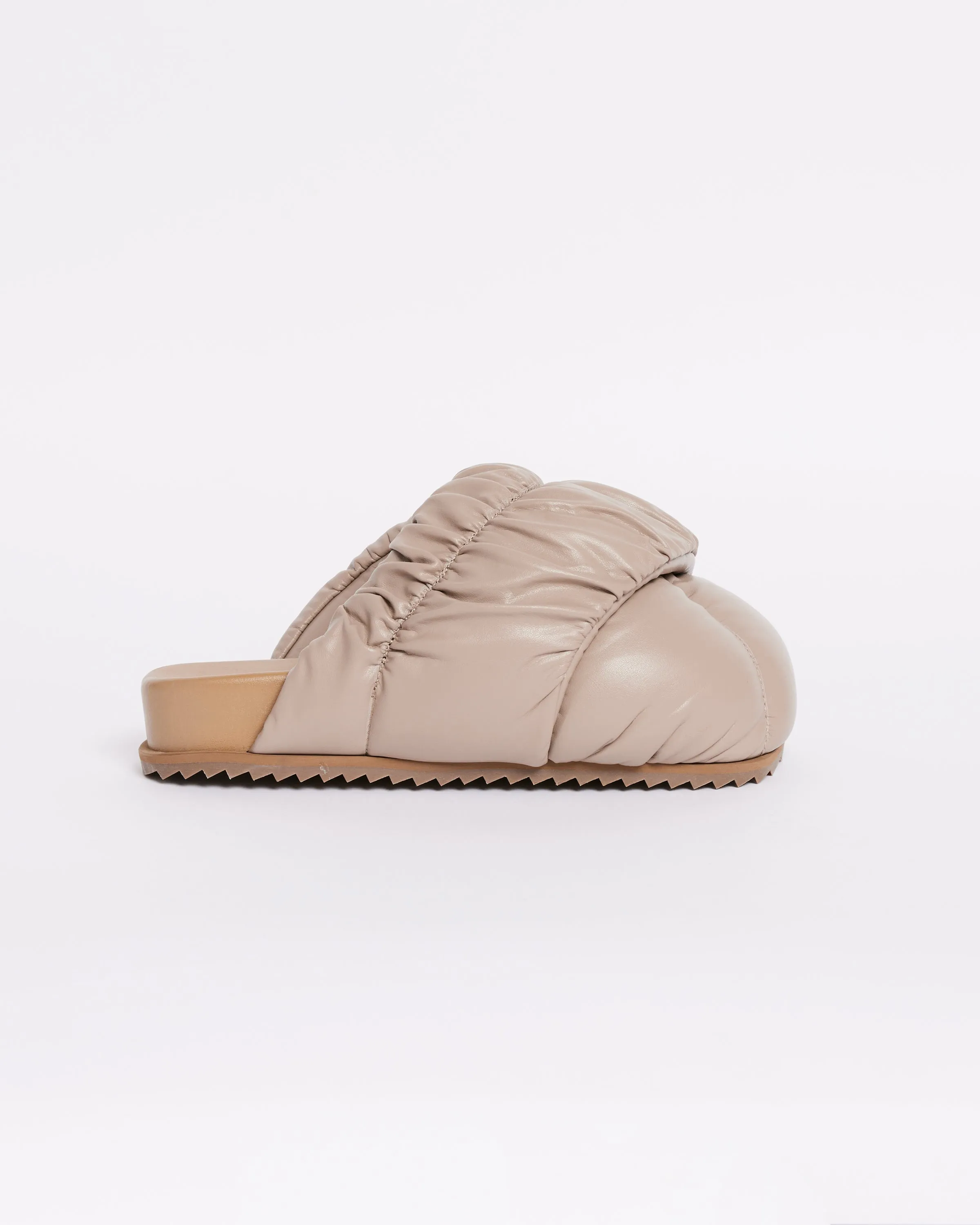 Tent Mule in Dark Beige