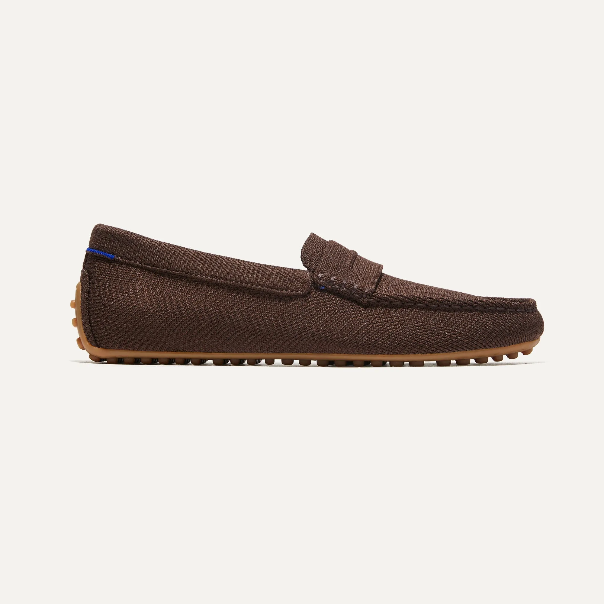 The Driving Loafer - Brown Herringbone