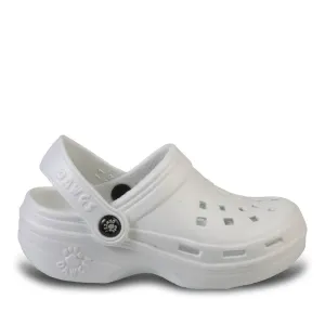 Toddlers' Beach Dawgs Clogs - White